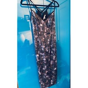 Rachel Roy Floral Sequin Dress NWT
